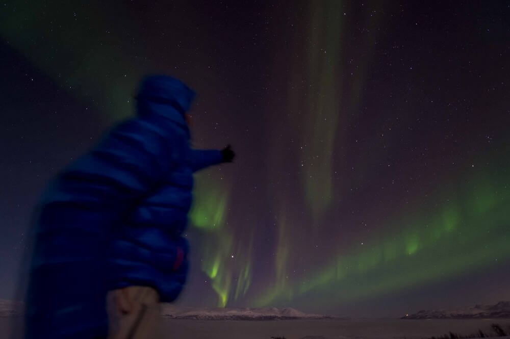 Andy's selfie with the Aurora!